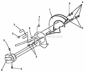 Page C Diagram and Parts List for  Craftsman Edger