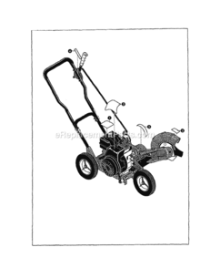 Page E Diagram and Parts List for  Craftsman Edger