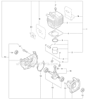 Engine, Short Block - Sb1096 Diagram and Parts List for S59612001001-S59612022000 Echo Trimmer