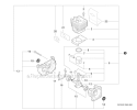 Engine, Short Block - Sb1102 Diagram and Parts List for T44413001001-T44413999999 Echo Trimmer
