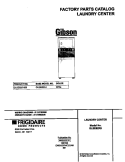 COVER Diagram and Parts List for  Gibson Washer Dryer Combo