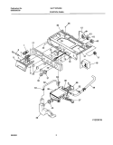 CONTROL PANEL Diagram and Parts List for  Frigidaire Washer