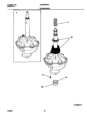 P17M0010 TRANSMISSION Diagram and Parts List for  Gibson Washer Dryer Combo