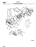 P17U0030 DRY CAB, DRM, HTR Diagram and Parts List for  Gibson Washer Dryer Combo