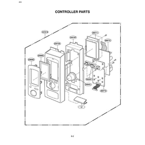 Section 7 Diagram and Parts List for ABKELGA LG Microwave Oven Combo