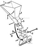 Page A Diagram and Parts List for 1991 MTD Chipper Shredder