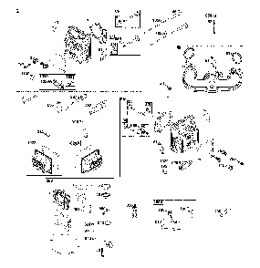 Cylinder head Diagram and Parts List for  MTD Lawn Mower