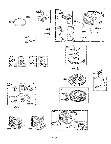 Blower housing/air cleaner Diagram and Parts List for  Poulan Lawn Tractor