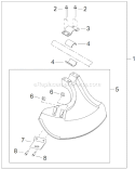 Page O Diagram and Parts List for  Shindaiwa Trimmer