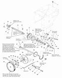 Traction Drive Group (984936) Diagram and Parts List for  Simplicity Snow Blower