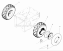 Wheels  Tires Group (984933) Diagram and Parts List for  Simplicity Snow Blower