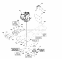 Engine Group - 20Hp 23Hp  26Hp Briggs  Stratton (2990135) Diagram and Parts List for  Simplicity Lawn Tractor
