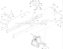 Hydro Transaxle Control and No Mow In Reverse Assembly Diagram and Parts List for 230000001-230999999 - 2003 Toro Lawn Tractor