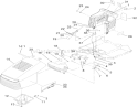 Hood and Tower Assembly Diagram and Parts List for 230000001-230999999 - 2003 Toro Lawn Tractor