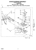 8318272 BURNER ASSEMBLY Diagram and Parts List for  Whirlpool Dryer