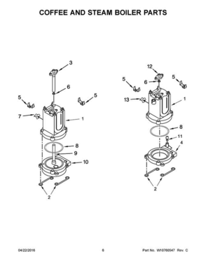 Part Location Diagram of W10756842 Whirlpool BODY