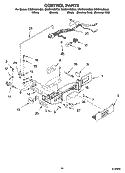 CONTROL PARTS Diagram and Parts List for  Whirlpool Refrigerator