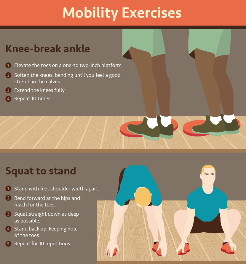 Flexibility and mobility exercises