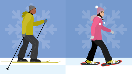 Snowshoeing or Cross-Country Skiing: Which to Try