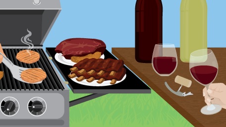 Grilling and Grapes