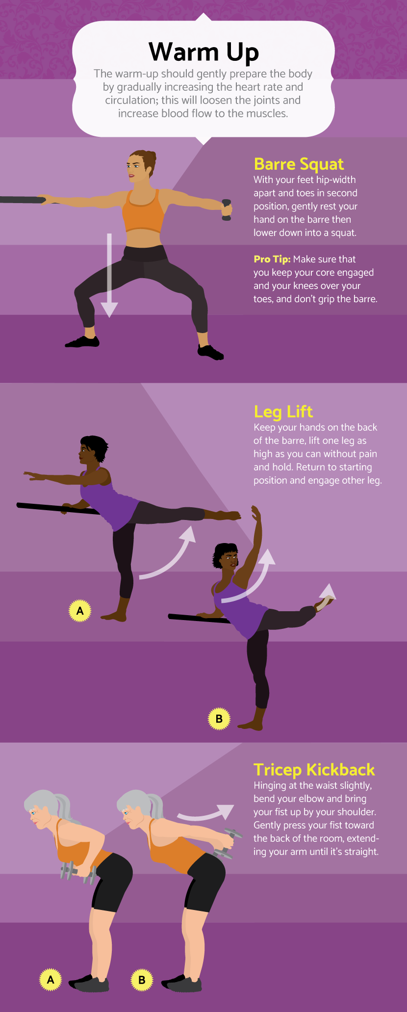 A 6-Step, Full-Body Barre Workout