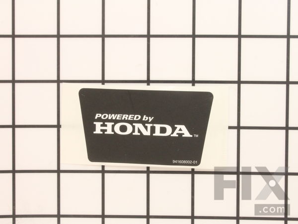 10033509-1-M-Homelite-941608002-Powered By Honda Label