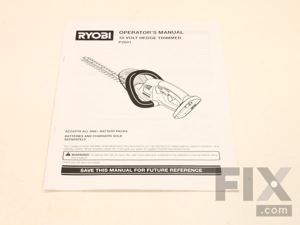 10037758-1-M-Ryobi-987000314-Operator&#39;S Manual