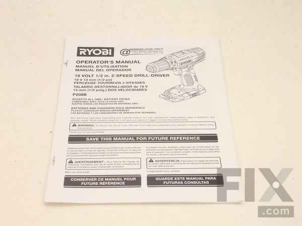 10086635-1-M-Ryobi-988000621-Operator&#39;s Manual