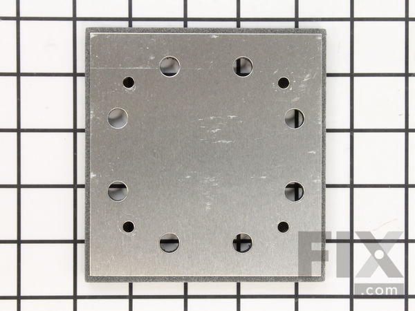 10106338-1-M-Porter Cable-13592-Sander Pad (PSA/Adhesive Back, 8 Vacuum Holes, Square)
