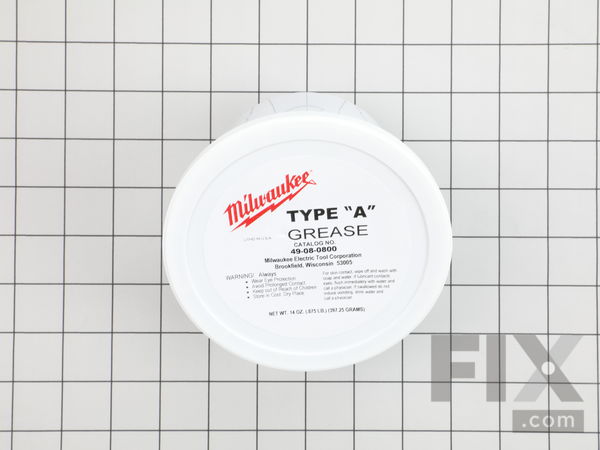 10134076-1-M-Milwaukee-49-08-0800-1LB Type A Grease
