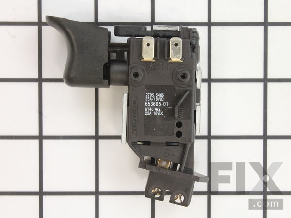 10166639-1-M-DeWALT-152274-15-Switch( Lock Lever Not Included p/n 607100-00)