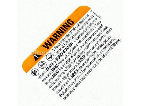 10246473-1-M-Bostitch-159912-Label Warning-Coil Nailers