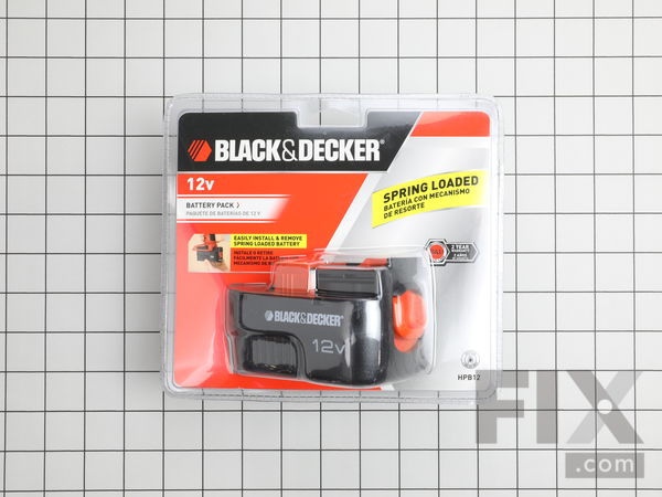 10255145-1-M-Black and Decker-HPB12-Battery Pack 12 Volt