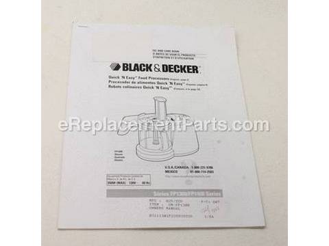 10255366-1-M-Black and Decker-OM-FP1300-Owners Manual