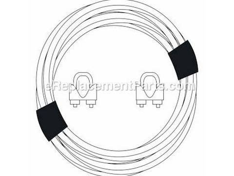 10261208-1-M-Airmaster-21204-Safety Cable Kit 12&#39;-1/16&#34;