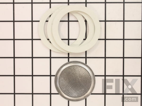 10269438-1-M-Bialetti-06960-Gasket / Filter, 3 Cup, Carded