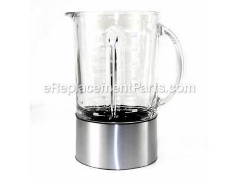 10276826-1-M-Breville-BBL600XL/06C-Glass Jug Assembly W/O Blades (Requires New Style Blade Assembly)