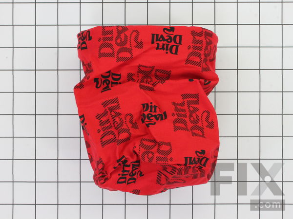 10334462-1-M-Dirt Devil-RO-050340- Dd Plus Cloth Bag Assembly - Red W/ Black