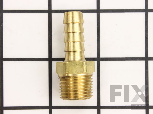 10420676-1-M-MK Diamond-152076-Fitting, 3/8 MNPT X 3/8 Barb Brass
