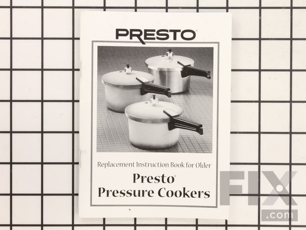 10468536-1-M-Presto-49831-Pressure Cooker Instruction/Recipe Book