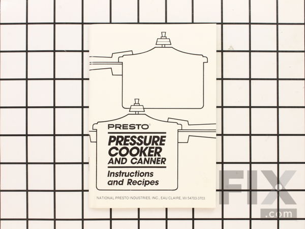 10468545-1-M-Presto-59464-Pressure Cooker Instruction/Recipe Book