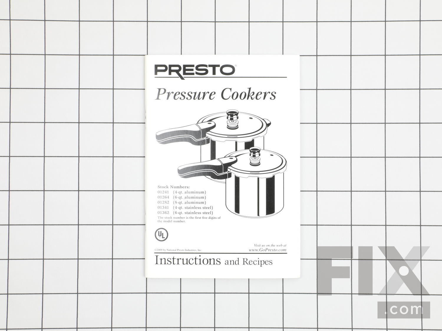  Presto 01341 4-Quart Stainless Steel Pressure Cooker