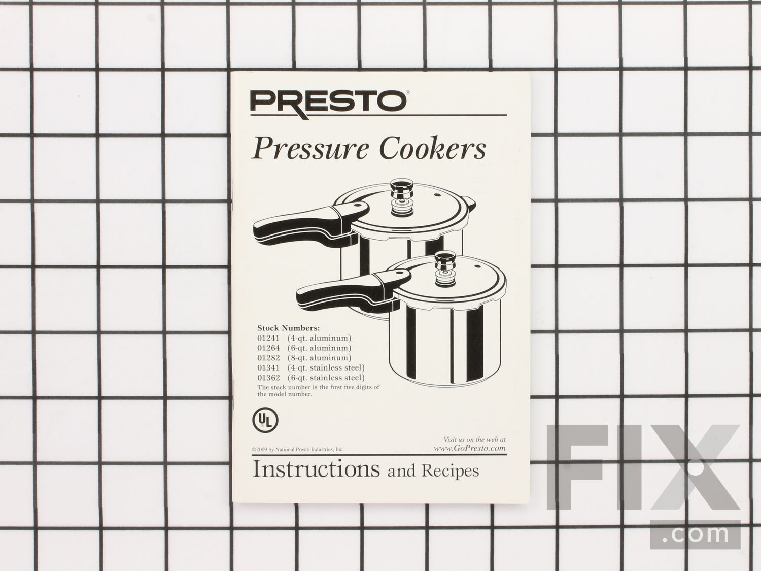 Presto 01241 4-Quart Aluminum Pressure Cooker