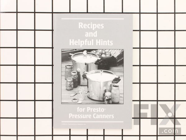 10468645-1-M-Presto-85654-Pressure Canner Instruction/Recipe Book