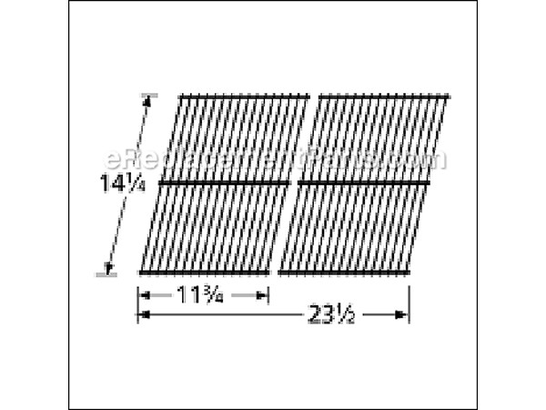 10518687-1-M-Aftermarket-41102-Chrome Steel Wire Cooking Grid