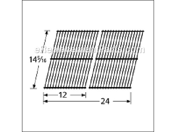 10518701-1-M-Aftermarket-51302-Porcelain Steel Wire Cooking Grid