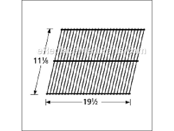 10518703-1-M-Aftermarket-51501-Porcelain Steel Wire Cooking Grid