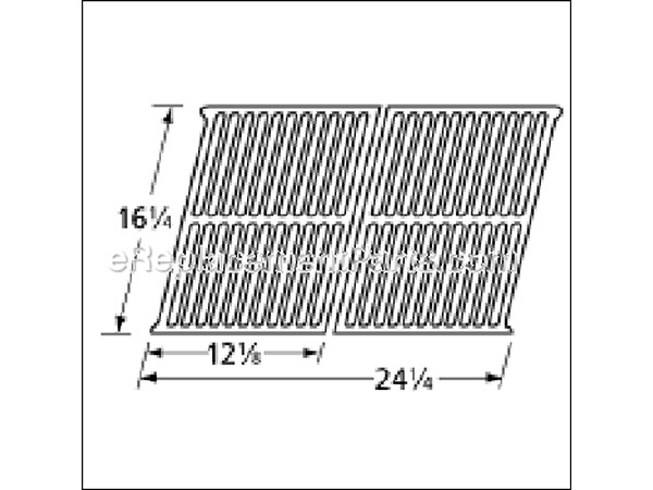 10518717-1-M-Aftermarket-534S2-Stamped Stainless Steel Cooking Grid