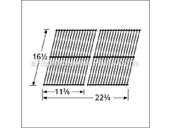 10518718-1-M-Aftermarket-53502-Porcelain Steel Wire Cooking Grid