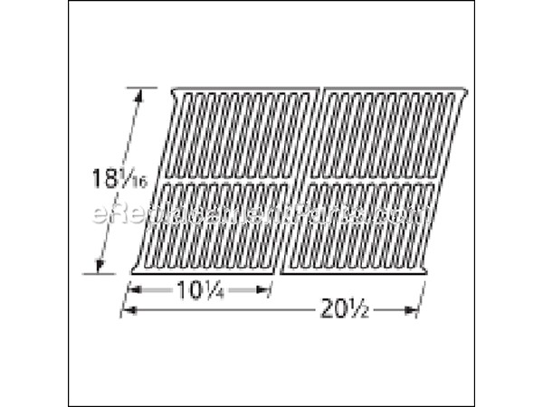 10518719-1-M-Aftermarket-535S2-Stamped Stainless Steel Cooking Grid